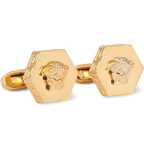 versace cuff links|versace cufflinks gold.